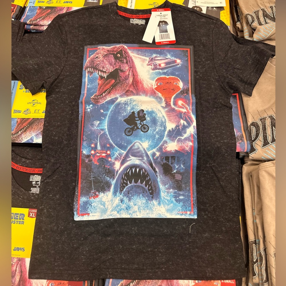 Universal T shirt with all of the nostalgic movies